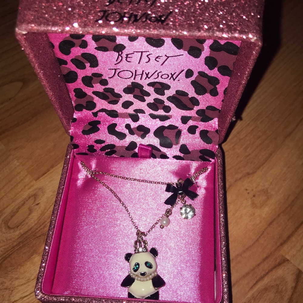 Betsey Johnson Panda Necklace